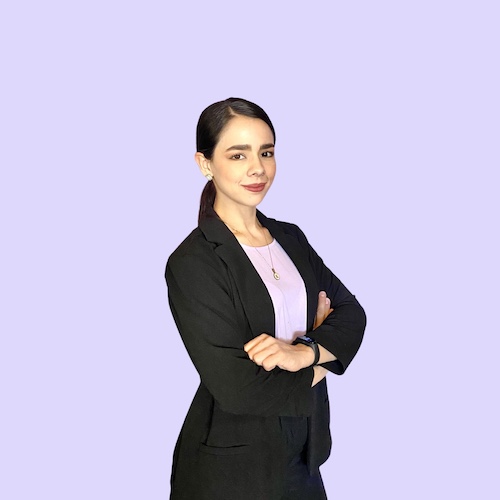 Foto profesional de Karla Duarte, consultora e-learning